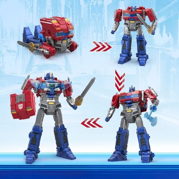 Transformers One Power Flip- Optimus Prime- Action Figure- 10” Electronic Robot - Picture 4 of 9